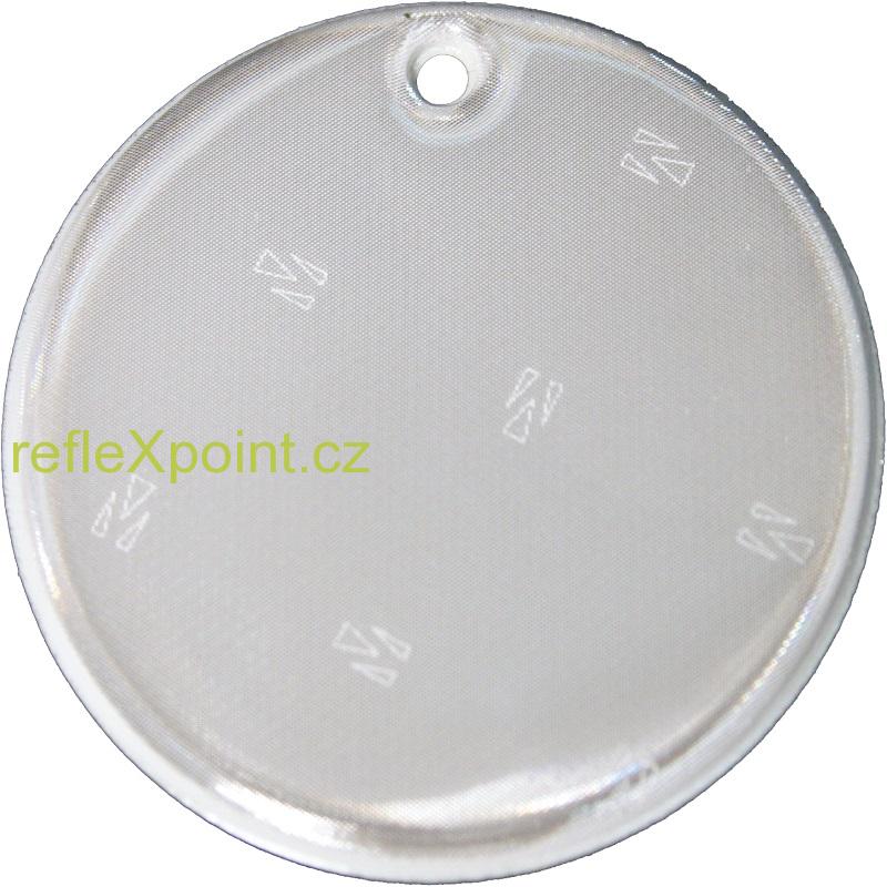 Reflexní přívěsek - Bílý kruh