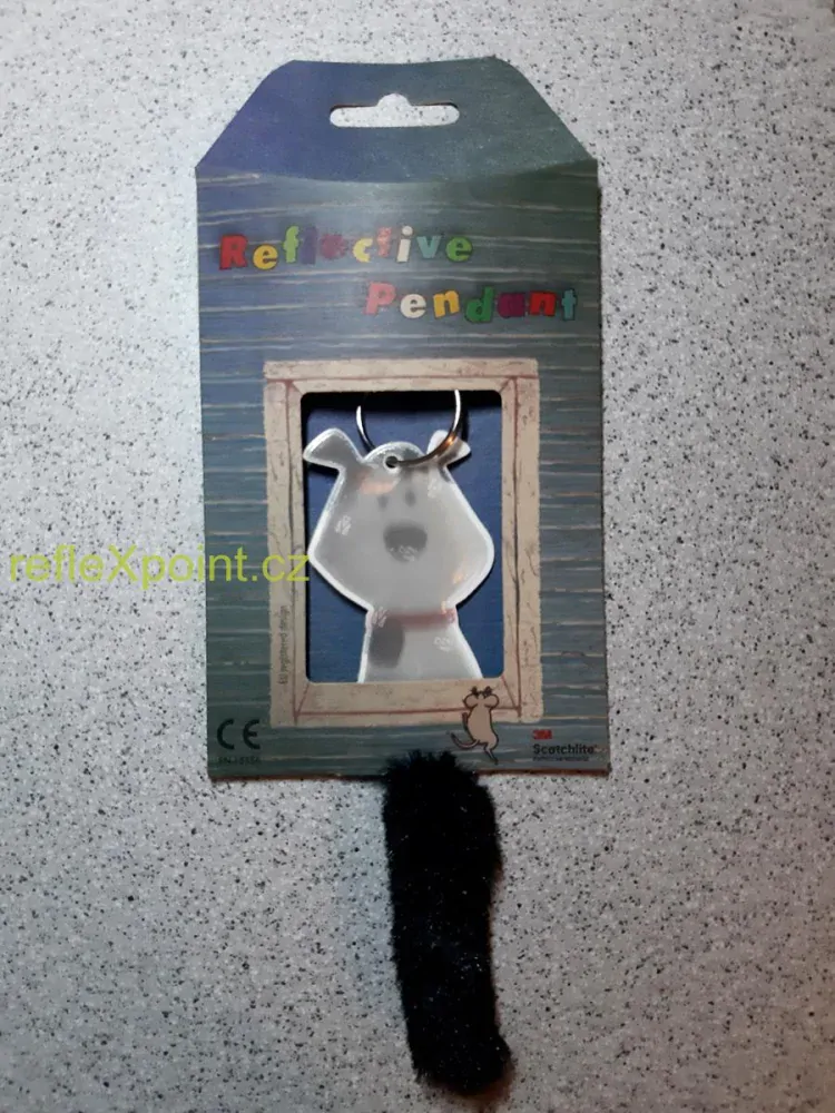 Reflexní přívěsek - Pejsek Rudolf