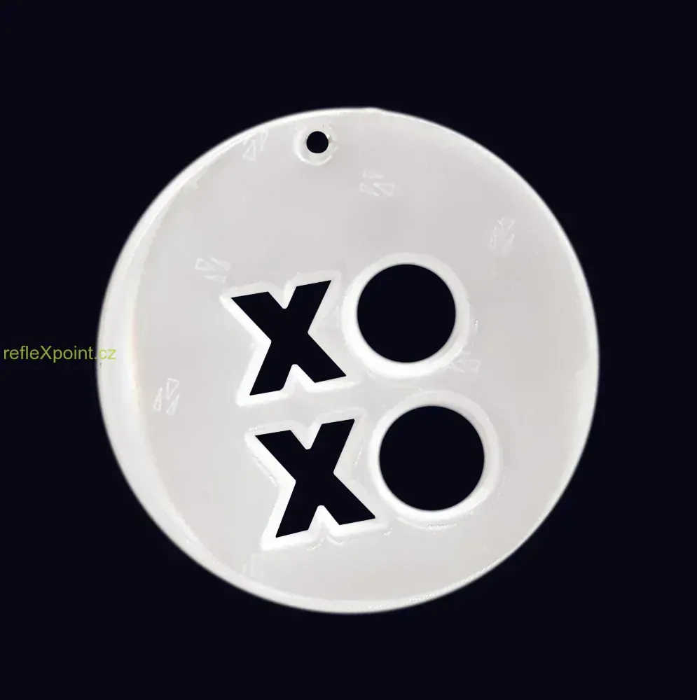 Exkluzivní reflexní přívěsek - XOXO