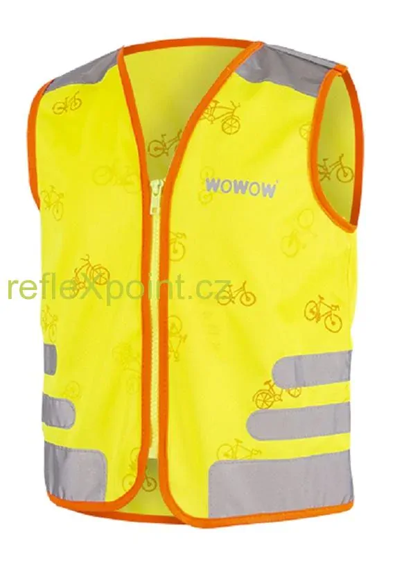 WOWOW Dětská Reflexní vesta NUTTY JACKET Yellow 