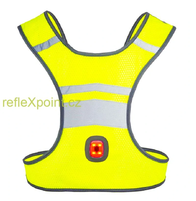 WOWOW  reflexní vesta NOVA JACKET LED  , vel M