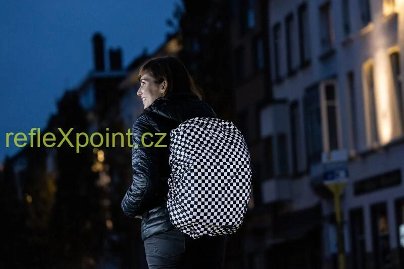 WOWOW Reflexní, voděodolný obal na batoh Chess 20 - 25 L