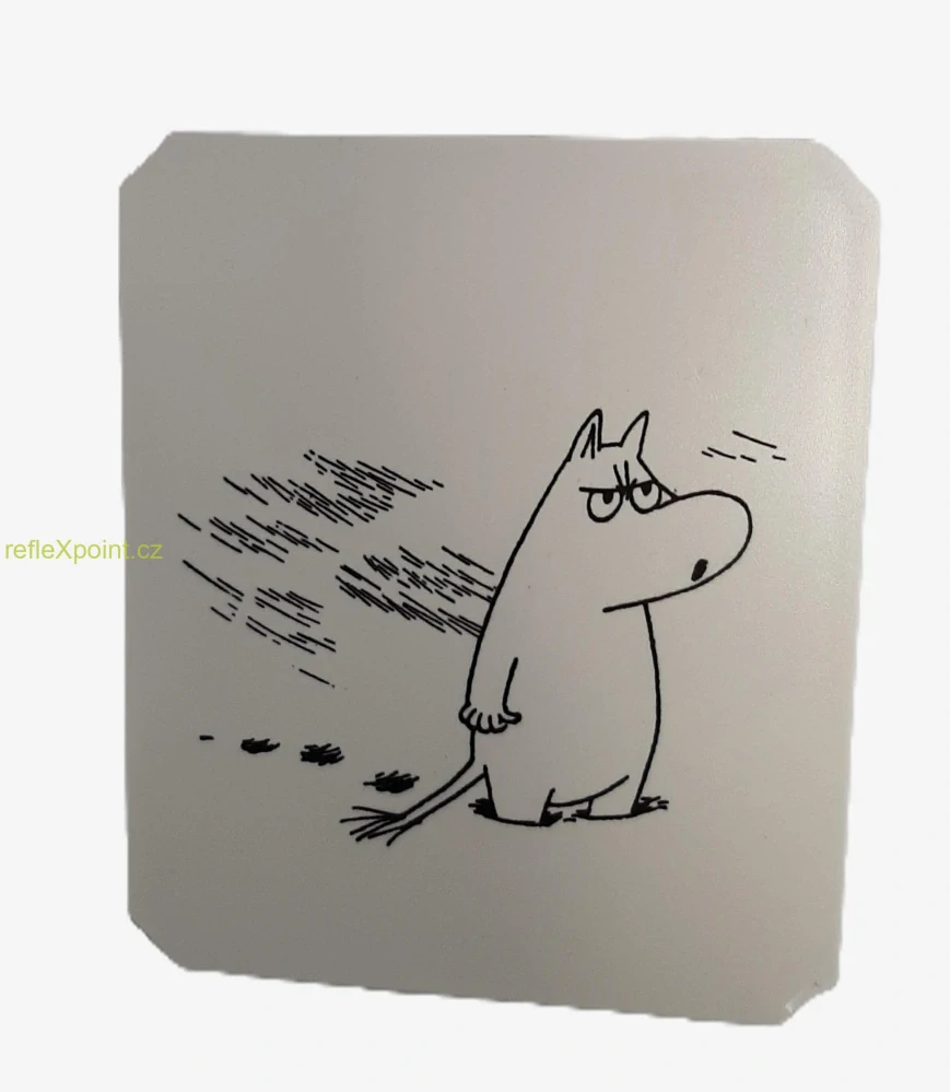 Škrabka na okna - Mumínek