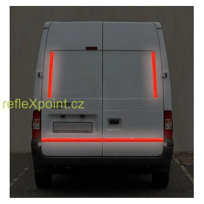 Samolepící páska reflexní 3M š. 5cm červená