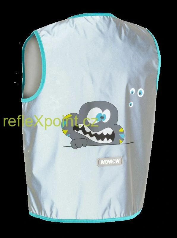 WOWOW Dětská reflexní vesta Crazy Monster celoreflexní S