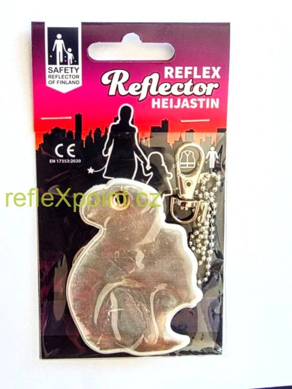 Reflexní přívěsek - veverka
