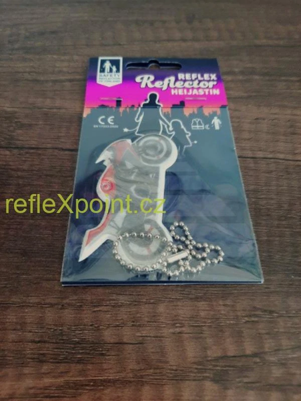 Reflexní přívěsek - Motorka