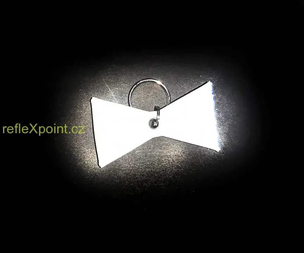 Reflexní přívěsek na obojek - Mašlička / Motýlek