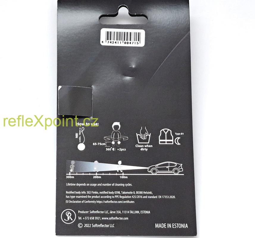 Reflexní přívěsek TECH LINE Flap 