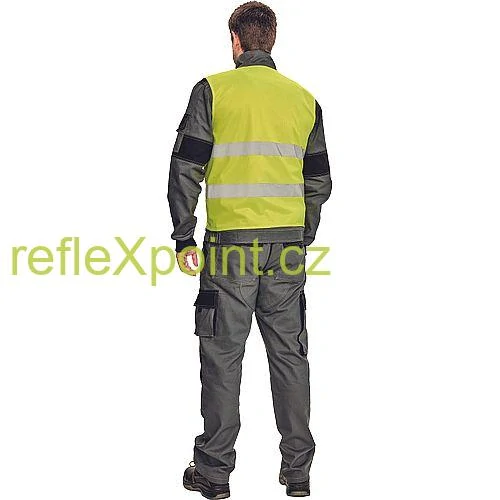 Neónově žlutá reflexní vesta LYNX  Pack - XL