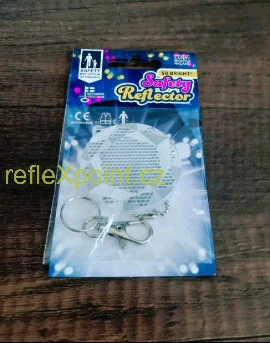 Tvrdý reflexní přívěsek - Diamant
