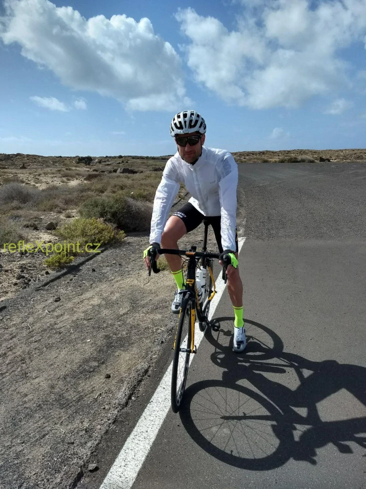 WOWOW větrovka BIKE WIND JACKET White - vel. L