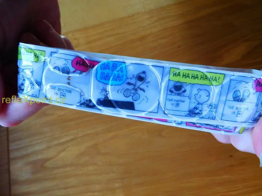 Reflexní doplněk k obojku pro psy - Snoopy Comics