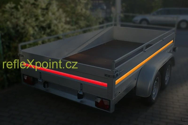 Samolepící páska reflexní 3M š. 5cm červená