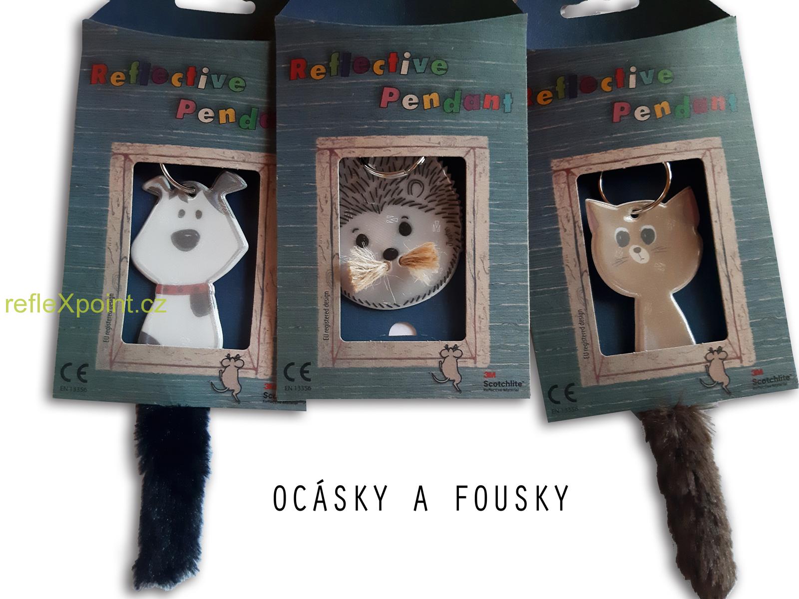 Reflexní přívěsek - Kocourek Albert