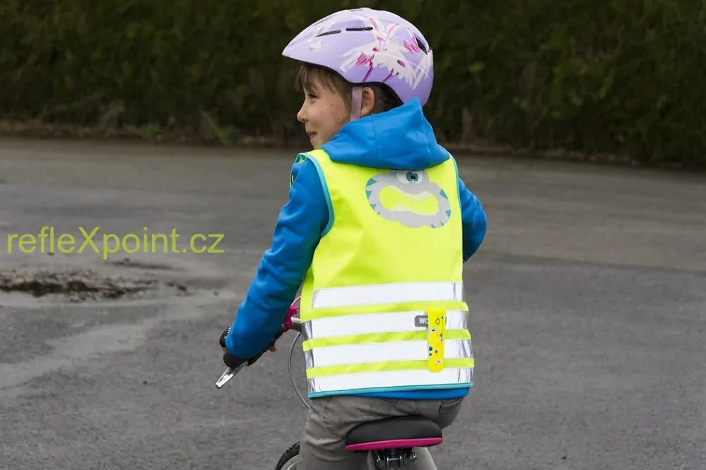 WOWOW Dětská Reflexní vesta NUTTY JACKET Yellow 