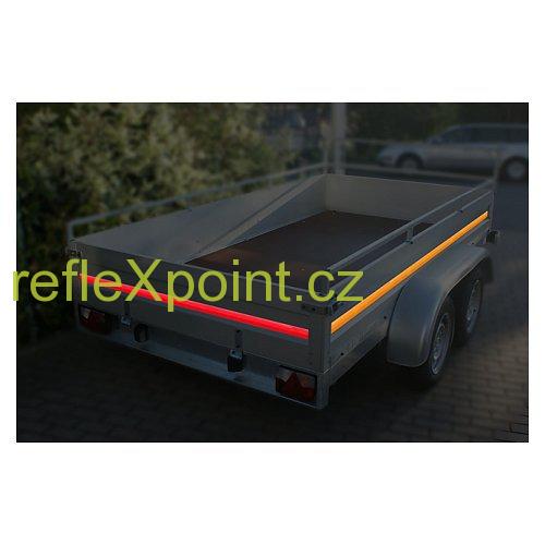 Samolepící páska reflexní 1m x 5cm žlutá