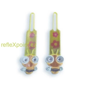 2x Taháček na zip - Včelka