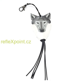 Reflexní přívěsek Origami - Vlk