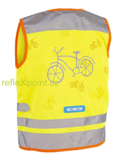 WOWOW Dětská Reflexní vesta NUTTY JACKET Yellow 