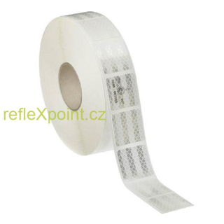 3M reflexní samolepící páska Diamond Grade bílá/ čtverce