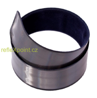 Reflexní páska - samonavíjecí - Černá