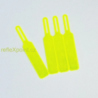 4x Taháček na zip - žlutý