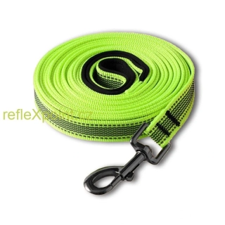 Neónově žluté reflexní vodítko pro psy  - 3 délky