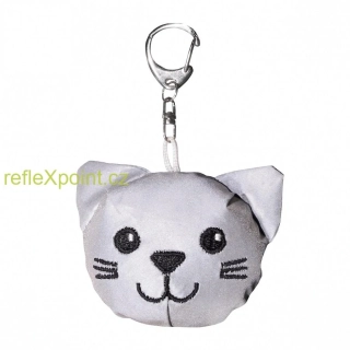 Přívěsek reflexní 3D -  Kotě