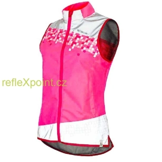 WOWOW - Reflexní vesta - Amy - růžová