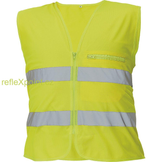Neónově žlutá reflexní vesta LYNX  Pack - XL