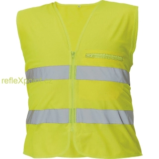 Neónově žlutá reflexní vesta LYNX Pack - XL