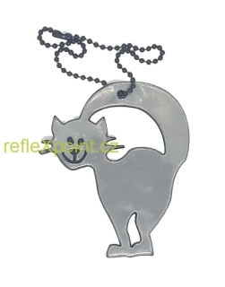 Reflexní přívěsek - Černá kočka