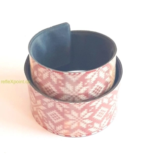 Reflexní páska - samonavíjecí - Norský vzor červený