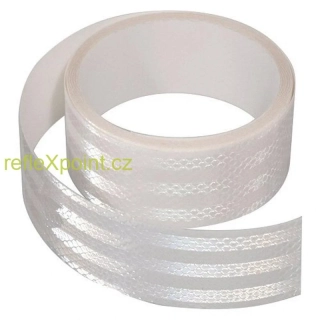 Samolepící páska reflexní 3M š. 5cm bílá