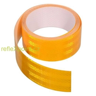 Samolepící páska reflexní 3M š. 5cm žlutá