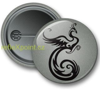 REFLEXNÍ připínací placka - Fénix